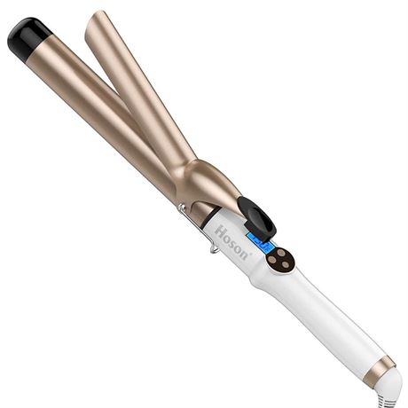 Hoson 1 1/4 Inch Curling Iron LCD Display with 9 Heat Setting