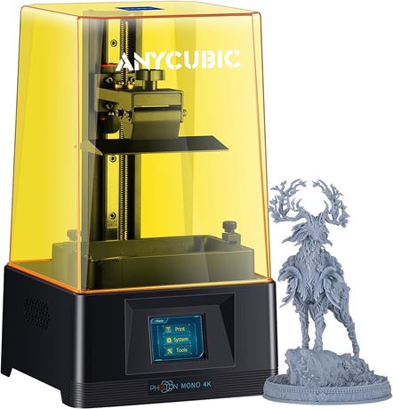 ANYCUBIC Resin 3D Printer, Photon Mono 4K 6.23" Monochrome UV LCD 3D Printer