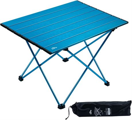 iClimb Ultralight Compact Camping Alu. Folding Table with Carry Bag