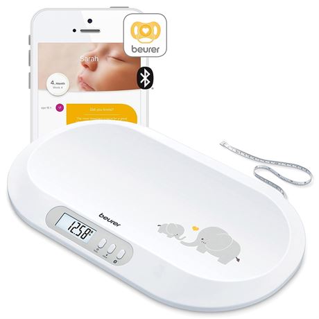 Beurer BY90 Digital Baby/Pet Scale with LCD Display