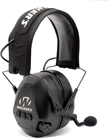 Walker's Bluetooth Passive Protection Muff Noise Cancellation, Black