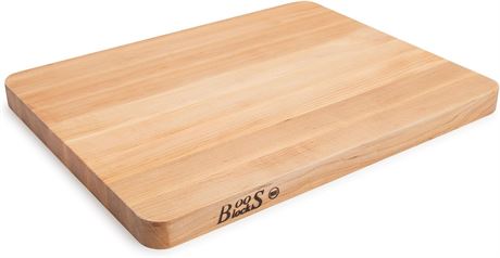 John Boos Block Chop-N-Slice Maple Wood Edge Grain Reversible Cutting Board