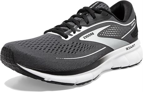 Brooks Women's Trace 2 Neutral Running Shoe - Ebony/Black/White - 11.5 Medium