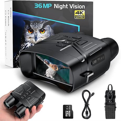 36 MP 4K Night Vision Infrared Night Vision Binoculars