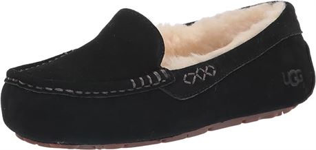 UGG Women's Ansley Slipper, Black, 8