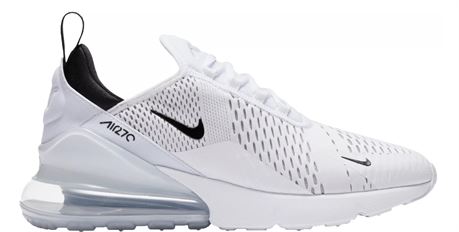 Nike Men's Air Max 270 Shoes - White/Black/White - Size 7.5