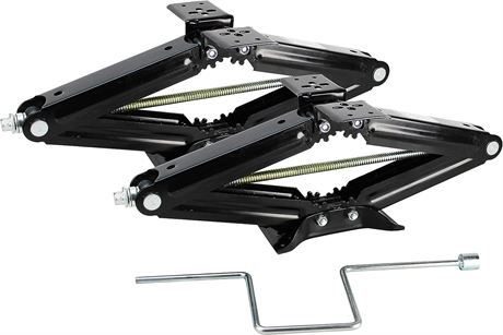 Quick Products RV Stabilizing & Leveling Scissor Jack, 5K lbs. Max, 24", 2-Pack