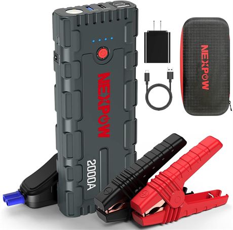 NEXPOW 2000A Peak Car Jump Starter