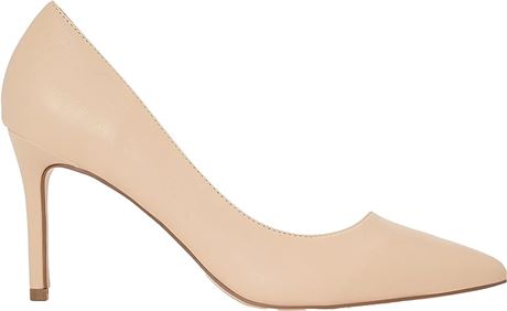 JustFab Khloy Classic Pump, Beige, 10