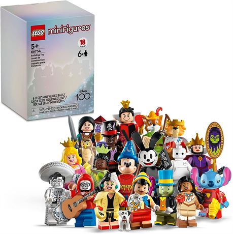 LEGO Minifigures Disney 100 6 Pack 66734 Limited Edition Collectible Figures