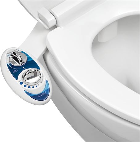 LUXE Bidet NEO 120 Fresh Water Non-Electric Bidet Attachment for Toilet Seats