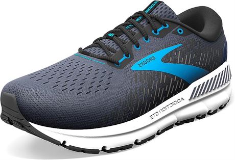 Brooks Men's Addiction GTS 15 Supportive Running Shoe - Black/Blue - Size 12