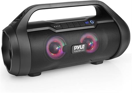 Pyle Wireless Portable Bluetooth Boombox Speaker - PBMWP185 - Black