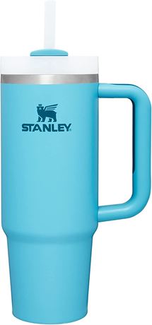 Stanley Quencher H2.0 FlowState Stainless Steel Tumbler with Lid & Straw, Pool