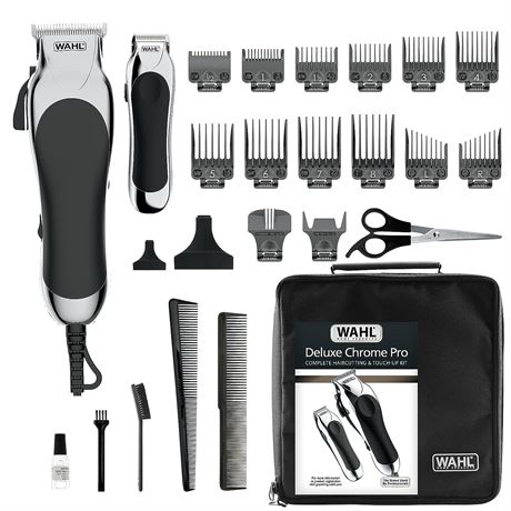 Wahl Clipper USA Deluxe Corded Chrome Pro - 79524-5201M