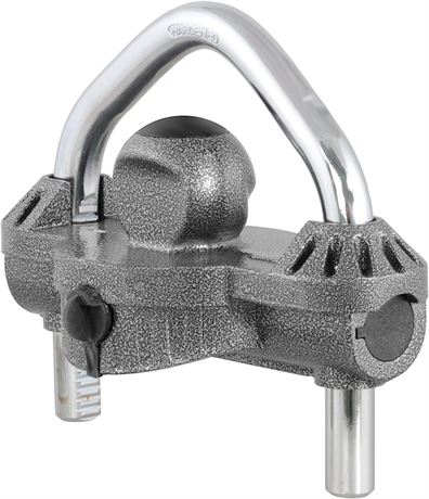 CURT 23659 Hammer-Tone Epoxy Steel Universal Trailer Tongue Lock