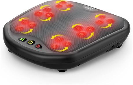 Snailax Shiatsu Foot Massager with Heat- Washable Cover