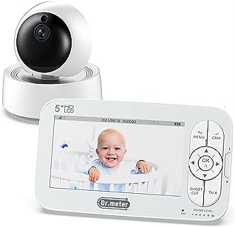 Dr.meter Baby Monitor with Camera and Audio