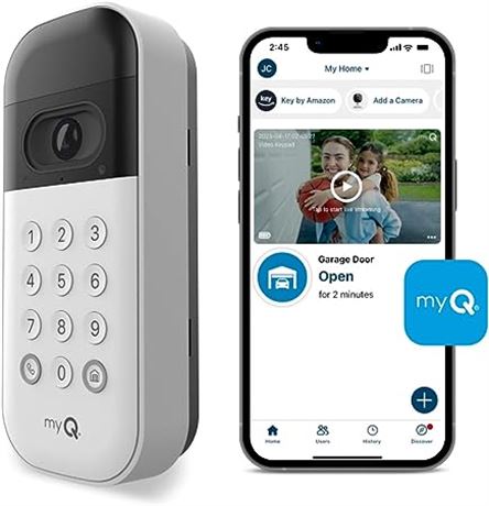 myQ Smart Garage Video Keypad with camera