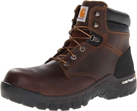 Carhartt Men's Rugged Flex 6" Comp Toe Work Boot, Brown Oil Tanned Leather, 11.5