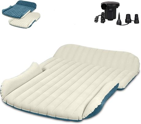 WEY&FLY SUV Air Mattress - Thickened and Double-Sided Flocking Travel Bed