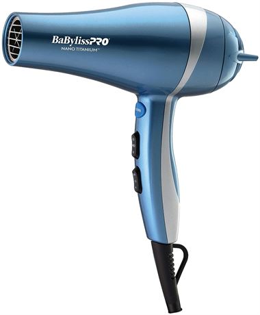 BaBylissPRO Professional Nano Titanium Hair Dryer with Ionic Technology