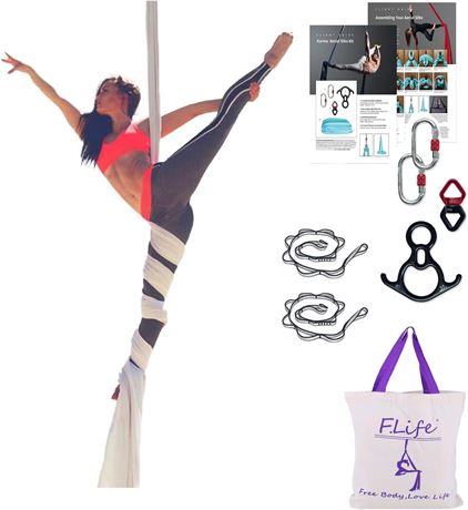 F.Life Aerial Silks Equipment Aerial Silk Hardware kit