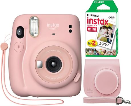 Fujifilm Instax Mini Instant Camera, Pink + Accessories