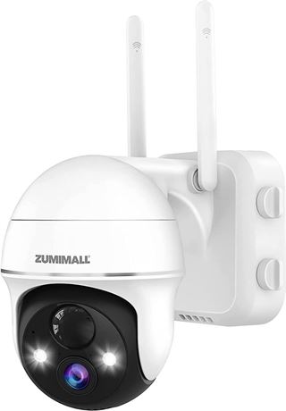 2K Security Camera Outdoor Wireless WiFi with 360 Degree PTZ