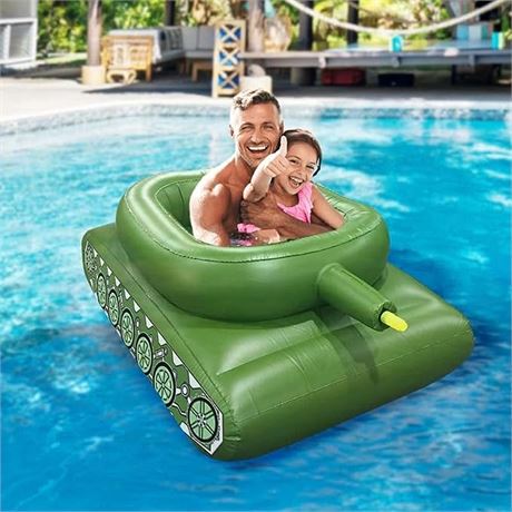 Inflatable Pool Tank Float with Squirt Gun