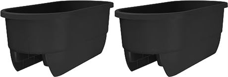 Apollo dual deck 24" railing planters