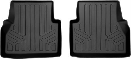 SMARTLINER All Weather Custom Fit Black 2nd Row Floor Mat Set, 2019-2022 Audi