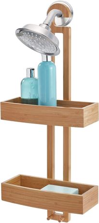 iDesign Formbu Bamboo Hanging Shower Caddy