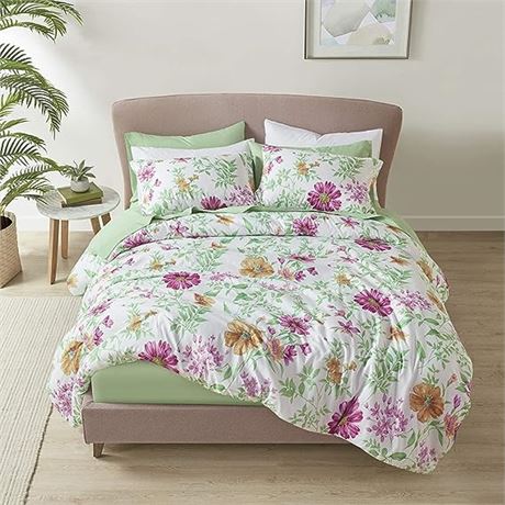 Comfort Spaces Comforter Set - College Dorm Room Essentials Girls Bedding King