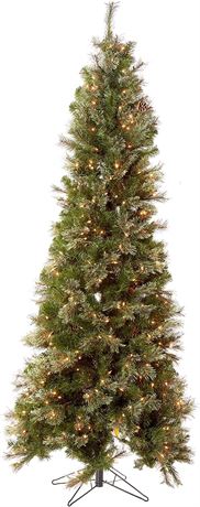 Royal Cashmere Artificial Prelit Christmas Tree 7-1/2 Feet Tall with 500 Clear